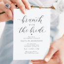 Search for brunch with the bride invitations Elegant