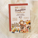 Search for pumpkin farm birthday invitations Our little pumpkin