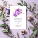Search for purple and ivory wedding invitations Botanical