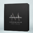 Search for black and white binders Business