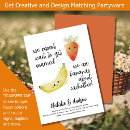 Recherche de fruit drôle invitations Moderne