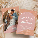 Search for 1960s wedding invitations Groovy