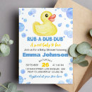 Search for rubber ducky baby shower invitations Bubble