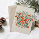 Search for rocking horse christmas cards Red