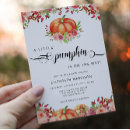 Recherche de peu de citrouille invitations Floral