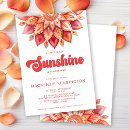 Recherche de ray of sunshine baby shower invitations Hippie