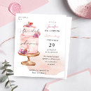 Search for cake 4x5 invitations Pink