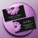 Search for black and purple business cards Hairdresser