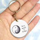 Search for black and white yin yang keychains Symbol
