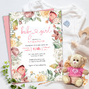 Recherche de papillon baby shower fille invitations Fleur