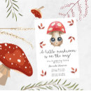 Search for mushroom baby shower invitations Fungi