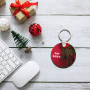 Search for mistletoe keychains Red
