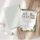 Recherche de watercolor woodland baby shower invitations Cerf