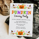 Search for pumpkin halloween invitations Jack o lantern