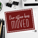 Search for simple red postcards Change of address
