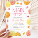 Search for she found her main squeeze invitations Bright fun