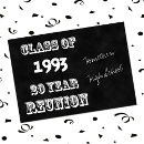 Search for class reunion invitations Black and white