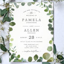 Search for rustic greenery wedding invitations Foliage