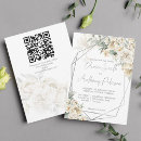 Search for silver and white wedding invitations Modern