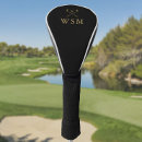 Search for black and gold golf head covers Monogrammed