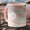 Search for gold initial mugs Monogram initials