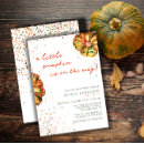 Search for little pumpkin shower invitations Orange