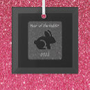 Search for black rabbit ornaments Bunny