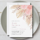 Search for pampas grass baby shower invitations Elegant