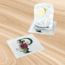 Recherche de p initial dessous de verres Floral