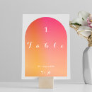Search for sunset wedding table cards Modern