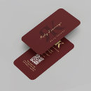 Search for maroon business cards Gold