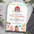 Search for barnyard 1st birthday invitations Vehicle