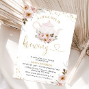 Recherche de teapot baby shower invitations Théière fleurie