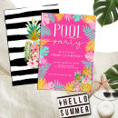 Search for pool party for adults invitations Luau