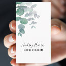 Search for garden design business cards Watercolor