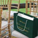Search for emerald green gift bags Gold