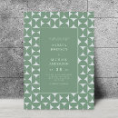 Search for mid century wedding invitations Geometric