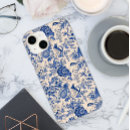Search for elegant toile iphone cases Vintage floral toile