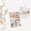 Recherche de photo collage birth announcement cards Fille bébé