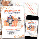 Search for october birthday invitations Black cat