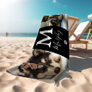 Recherche de bain serviettes Monogramme