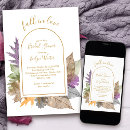 Search for fall in love bridal shower invitations Foliage