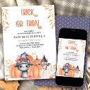Search for pumpkin trick invitations Cute