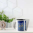 Search for artistic cat mugs Blue
