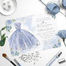 Search for blue and silver quinceanera invitations 15th birthday