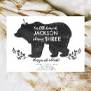 Recherche de bear cub invitations Petit ourson