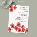 Search for poppy flower wedding invitations Summer