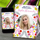 Search for white flowers birthday invitations Mis quince anos