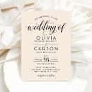 Search for black and cream wedding invitations Modern