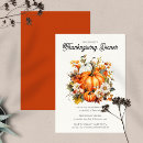 Search for fall leaves thanksgiving invitations Pumpkin autumn leaves